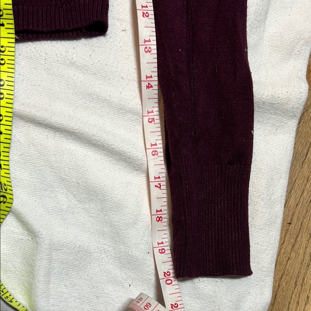 White House Black Market Burgundy Turtleneck Sweater - Picture 9 of 13